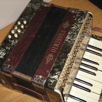 Vintage German made accordian.