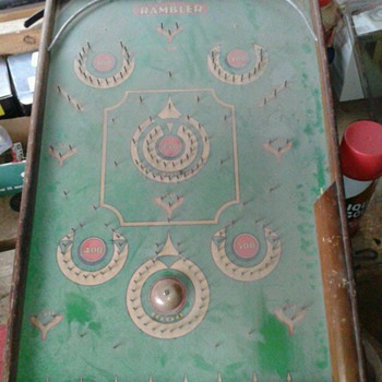 Antique Pinball Marble Game  - Games