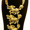 Vintage Triple Qilin Breastplate