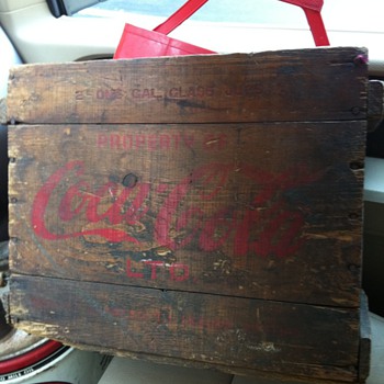 Coca Cola Syrup Jug box.