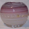 Cranberry rose bowl.