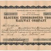 1908 - Electric Railway Company Stock