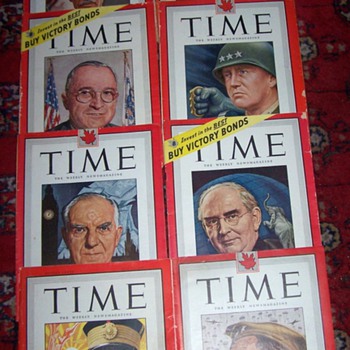 Some ads in 1945 time mag
