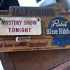 PBR What's on Television Sign