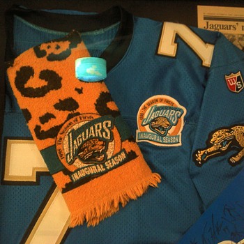 Jacksonville Jaguars Inaugural Season Shadow Box
