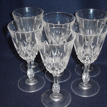 I would Love to know who made this set of wine glasses - Glassware