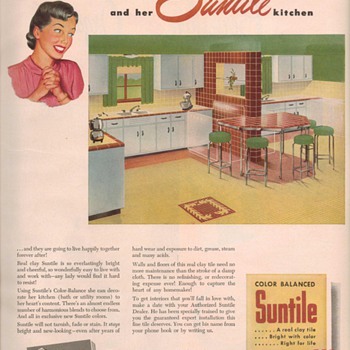 1950 Suntile Advertisements - Advertising