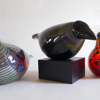 Watch the birdy! - Art Glass