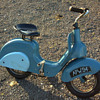 Vintage Vespa style scooter