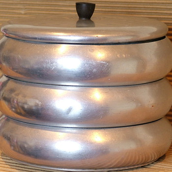 1940 - 50's Aluminium Saucepan Steamer Set - Kitchen