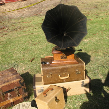 Gatsby Summer Afternoon — Victrola gramophone that survived 1906 earthquake - Art Deco