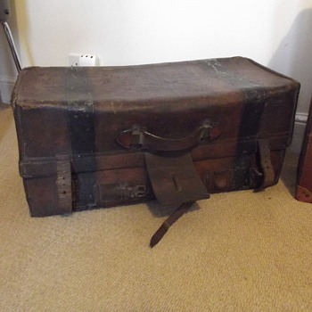 old travel trunk