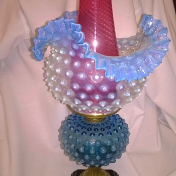 Hobnail Oil Lamp - Lamps