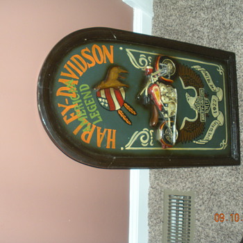Harley Davidson Sign Handpainted