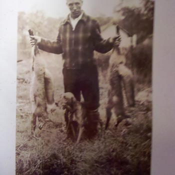 Great Grandpa Claude with fresh kill..... - Photographs