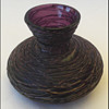 Kralik Purple threaded vase