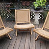 woven deck chairs