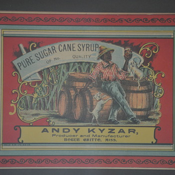 sugar cane label - Advertising