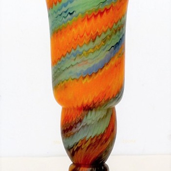 Czech glass Satin Zipper Decor, the mystery continues... - Art Glass