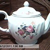 The San Francisco Music Box Staffordshire In England Rose Tea Pot