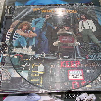 THE WHO WHO ARE YOU PICTURE ALBUM ON MCA RECORDS