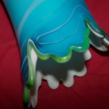 My  favorite vase sits a bit crooked - Art Glass