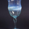 Blue Opal Wine Glass
