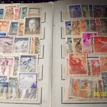 More pages for stamps album i found - Stamps