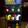 Sunoco Display with British Oil Pourers