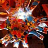 Signed Murano spider bowl