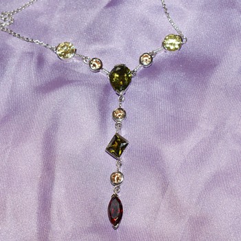 Nice Necklace - Possible Silver - Costume Jewelry