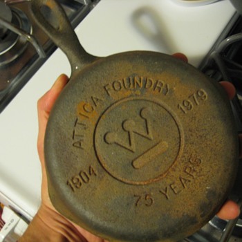 Attica foundry commerative cast iron skillet - Kitchen