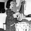 Shirley Temple playing with a Mannequin Doll Photo 