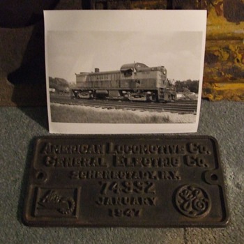 Monon Alco RS-2 Builders Plate