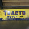 Tracto motor oil sign