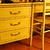 Henry Link  Bali Hai desk and dresser, mid-century, Made in Italy chair