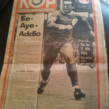 KOP September 21st 1966 Paper Liverpool F.C.