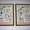 Mel Allen Ballantine Beer and Ale  AD plaque