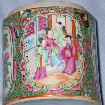 Antique Japanese or Chinese Covered Canister ? ? ? - Asian