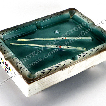 Taiwan Pool Table Ashtray - Tobacciana