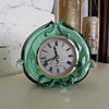 Fenton Green Glass clock