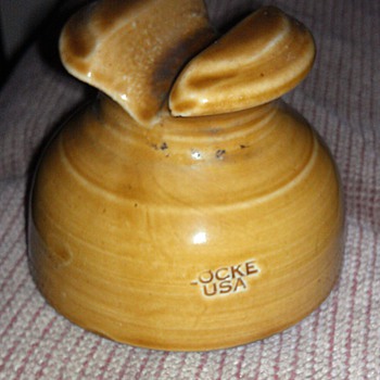 Locke USA Yellow Insulator And Unknown Brown Insulator