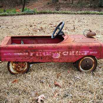 Fire chief, pedal car
