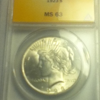 1923 & 1924 Peace Dollars - US Coins