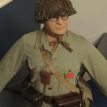 Original WW II Japanese Army Uniform, Helmet, and Equipment