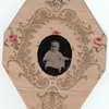 Handmade Wallpaper Framed Tintype c. 1870 Collection Jim Linderman