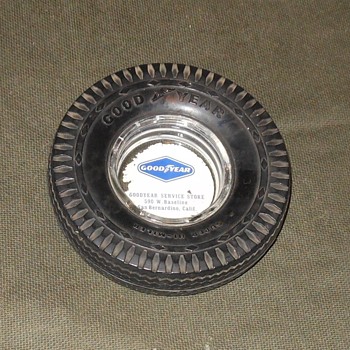 Goodyear Tire Ashtray San Bernardino - Advertising