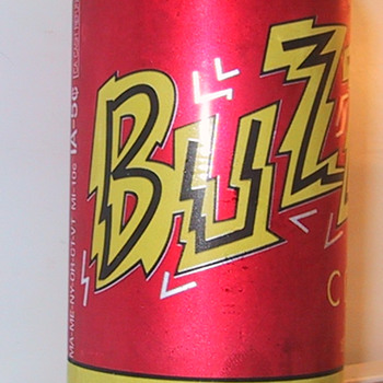 Buzz Cola can from 2007 - Advertising