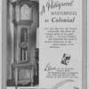 1950 Colonial Clock Advertisement