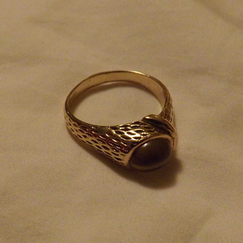 ART DECO TIGERS EYE RING - Fine Jewelry